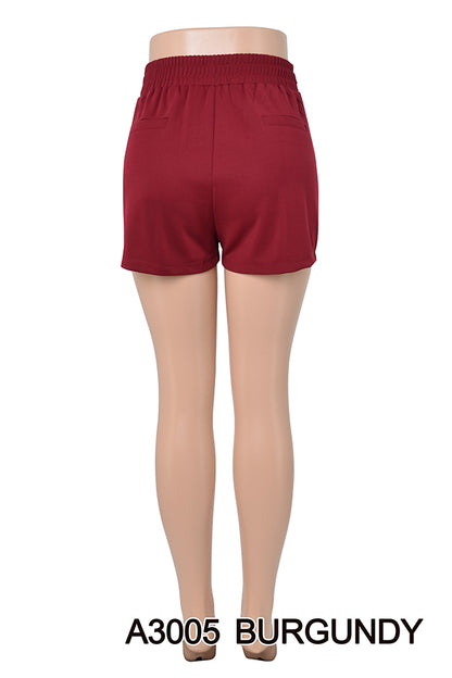 Heart Button Tailored Shorts