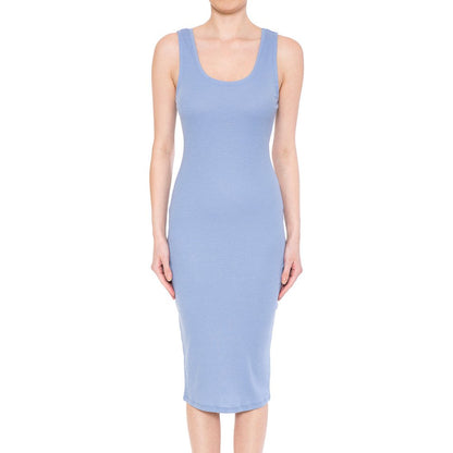 Ribbed Midi Tank Dress