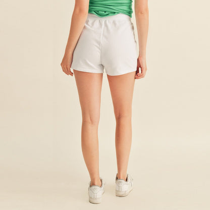 French Terry Drawstring Shorts