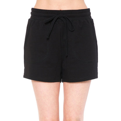 French Terry Drawstring Shorts