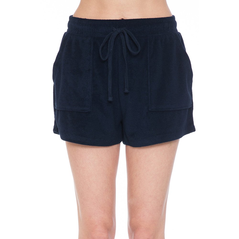 Drawstring Terry Cloth Shorts