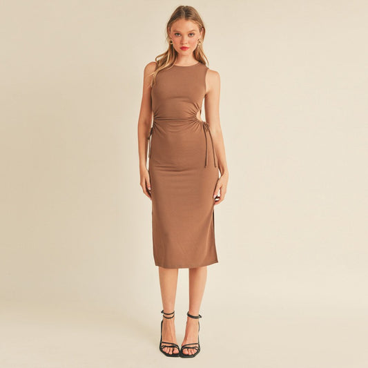 Silhouette Cutout Midi Dress