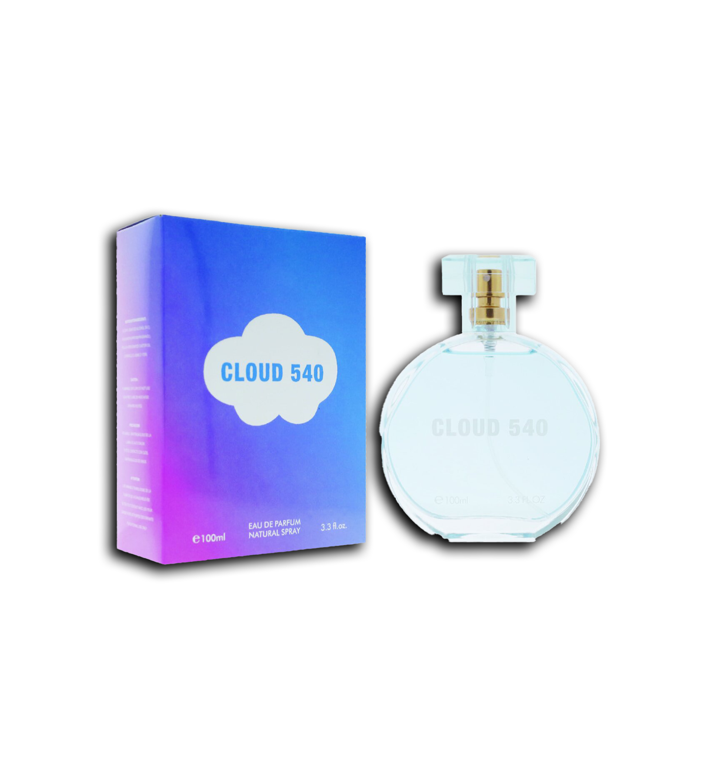 Cloud 540 - Inspired by Ariana Grande's Cloud - 3.3 oz - Dreamy Playful Fragrance, Lavender Blossom, Bergamot - Women Eau de Parfum