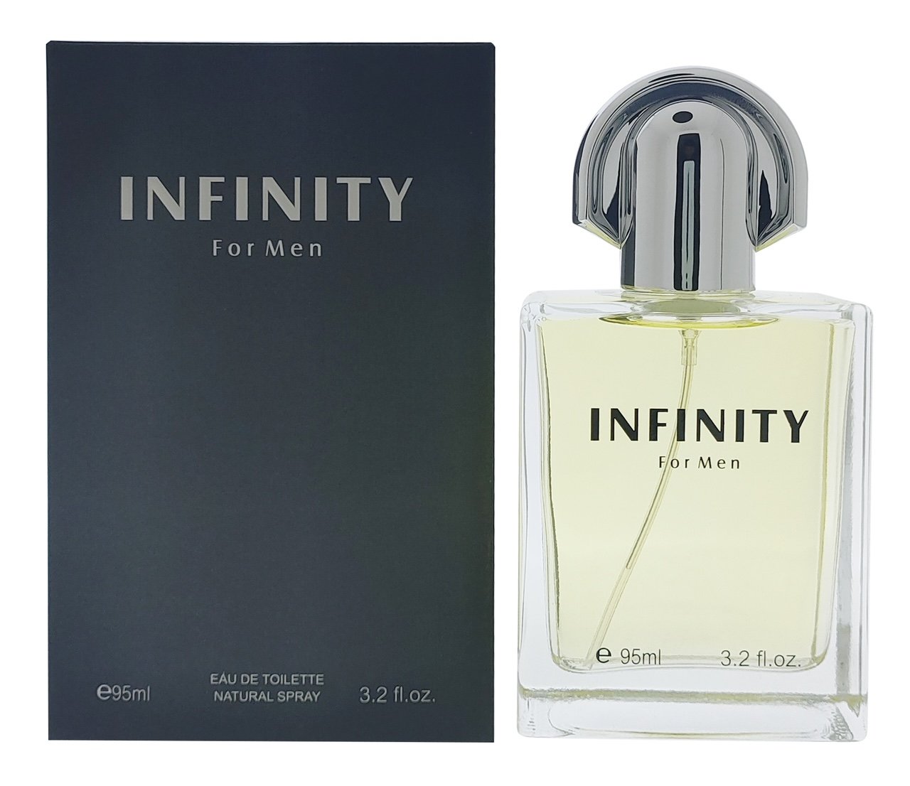 Infinity - Insipired by Calvin Klein's Eternity for Men - 3.2 oz - Fresh, Masculine, Tangy Bergamot, Aromatic Lavender - Men Cologne Eau de Toilette