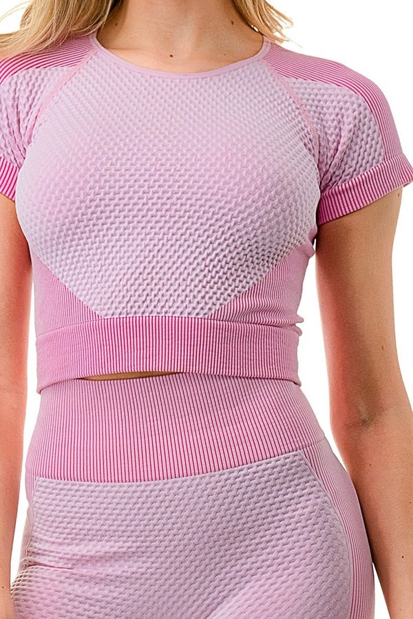 2 piece Top and Shorts Activewear Set