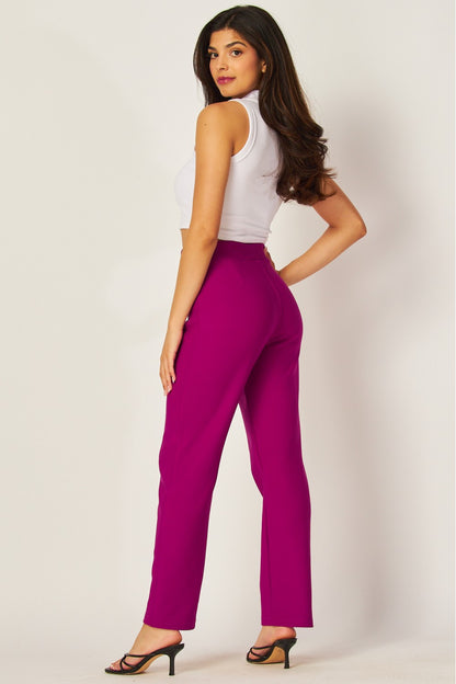 Zip Pocket Office Pants