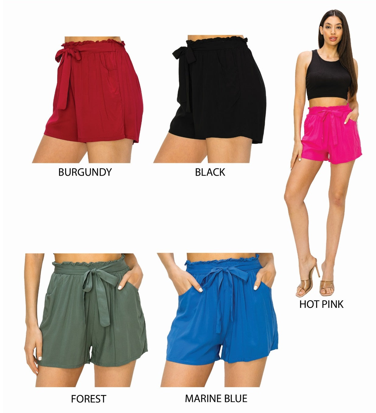 Summer Tie Waist Shorts