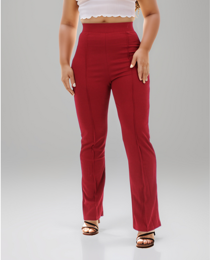 High Waist Crepe Pants