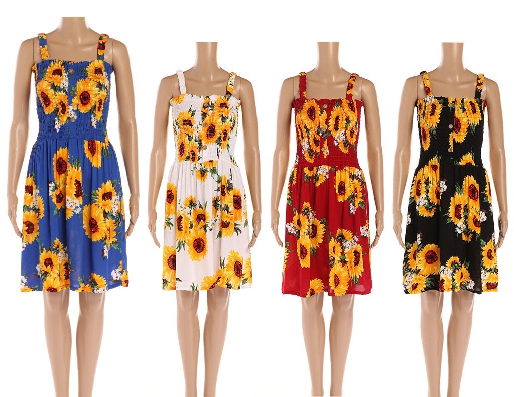 Sunflower Mini Dress