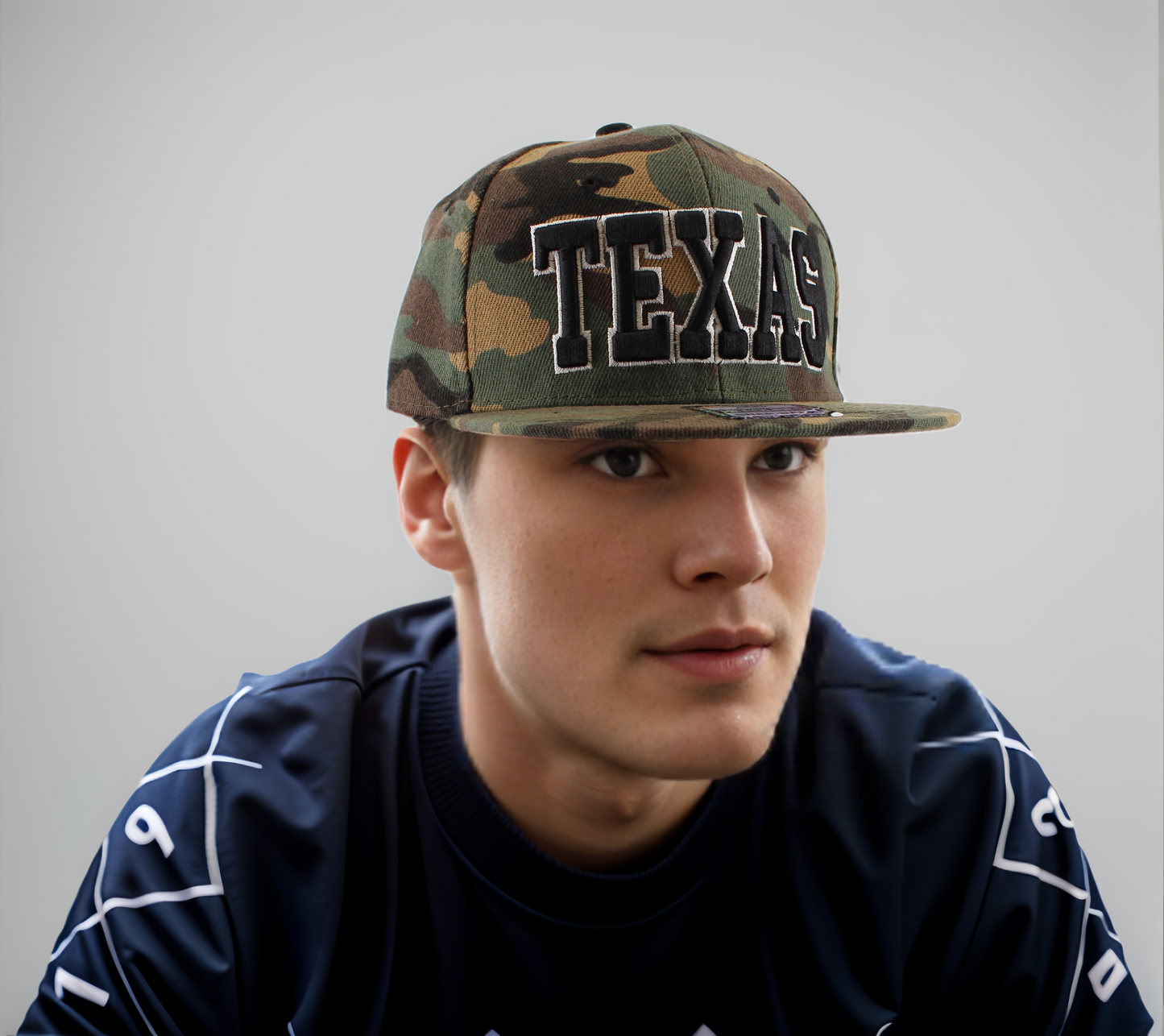 Texas Bold  Snap Cap | Green Camo|